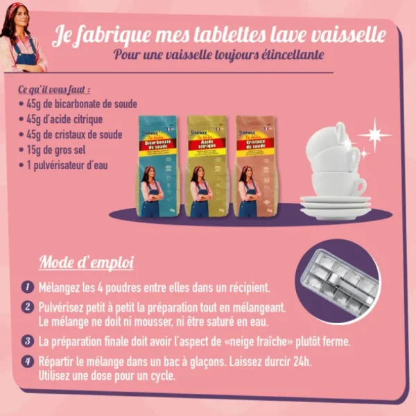STARWAX Écologiques | Cuisine<Acide citrique 1KG Fabulous,
