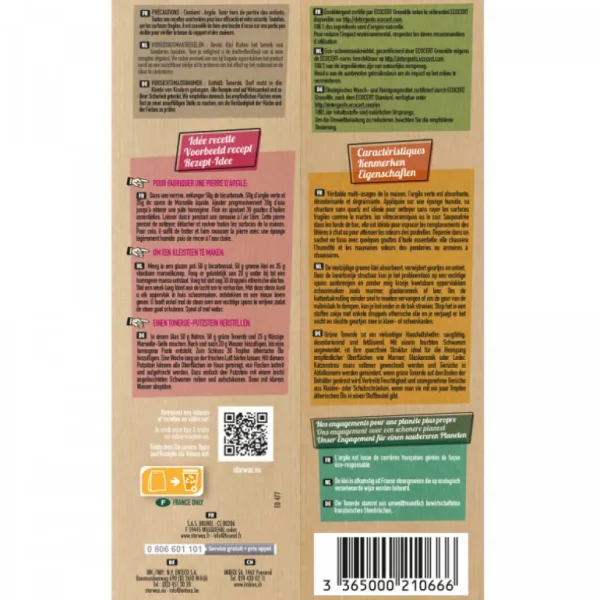 STARWAX Écologiques<Argile verte Ecocert, Fabulous