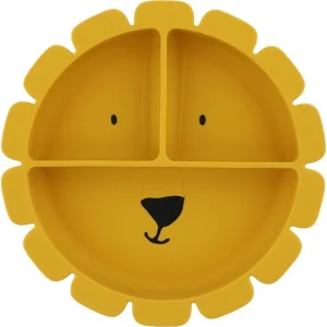 Enfant Trixie La Vaisselle Pour Enfant<Assiette compartiments silicone avec ventouse Mr Lion,