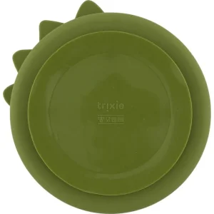 Enfant Trixie La Vaisselle Pour Enfant<Assiette compartiments silicone avec ventouse Mr Dino,
