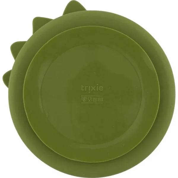Enfant Trixie La Vaisselle Pour Enfant<Assiette compartiments silicone avec ventouse Mr Dino,