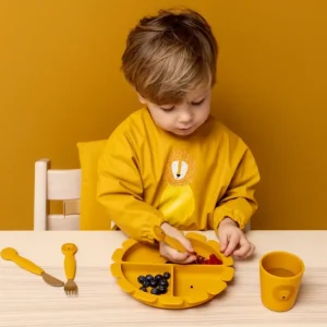 Enfant Trixie La Vaisselle Pour Enfant<Assiette compartiments silicone avec ventouse Mr Lion,
