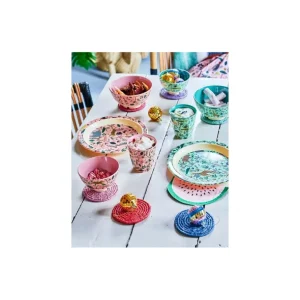Enfant Rice La Vaisselle Pour Enfant<Assiette plate bleu Jungle en mélamine,
