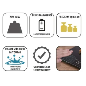 CRISTEL Balances De Cuisine<Balance de cuisine 15kg,