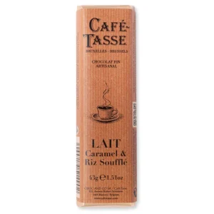 Café Tasse Le Chocolat<Barre de chocolat au Lait Caramel et Riz Soufflé,