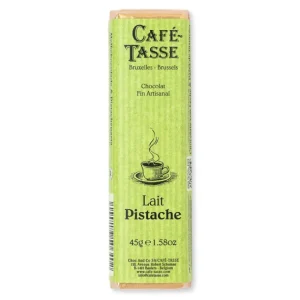 Café Tasse Le Chocolat<Barre de chocolat au Lait Pistache,
