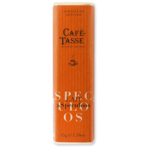 Café Tasse Le Chocolat<Barre de chocolat au Lait Spéculoos,