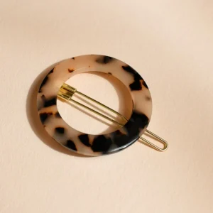 Bachca Les Accessoires<Barrette Ronde Ecaille,