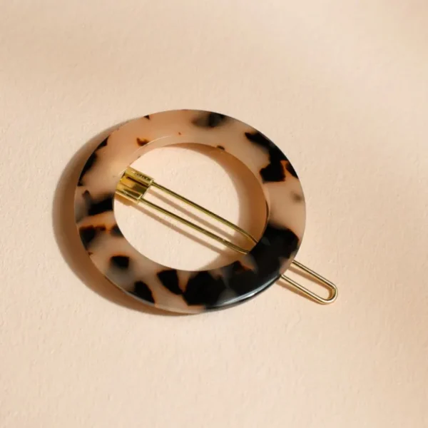 Bachca Les Accessoires<Barrette Ronde Ecaille,