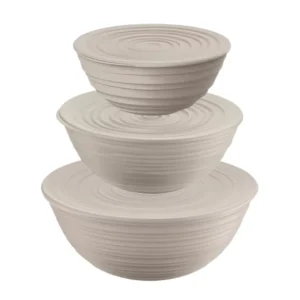 GUZZINI Saladiers Et Coupelles<Bol avec couvercle Tierra Gris Tourterelle,