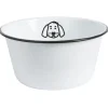 Ib Laursen Objets Insolites<Bol pour chien Email Blanc,