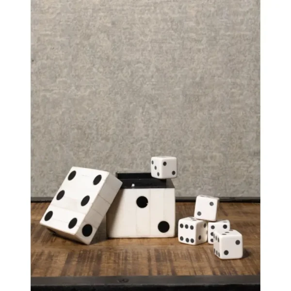 Chehoma Les Jeux D'Intérieur<Boîte à dés blanche,