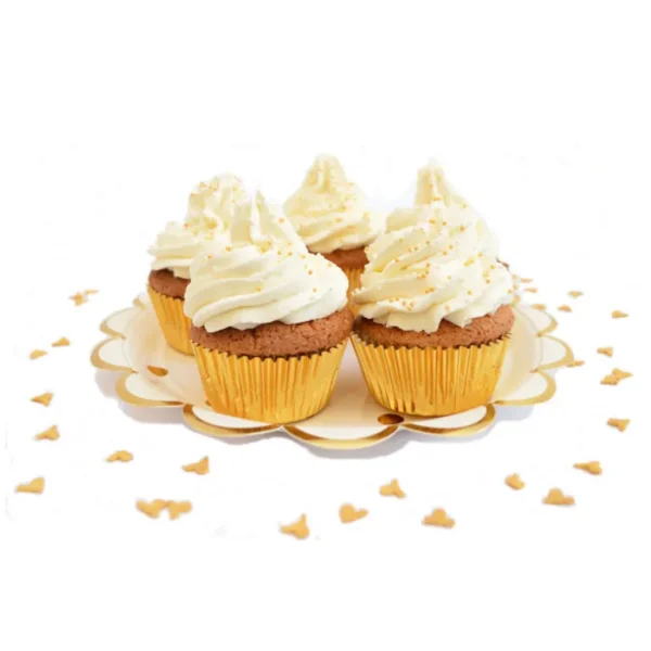 ScrapCooking Les Cupcakes<Boîte de +/- 48 caissettes dorées,