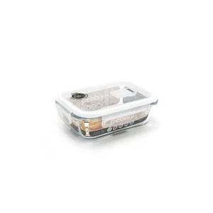 PEBBLY Boîtes Hermétiques<Boîte rectangulaire en verre 650ml,