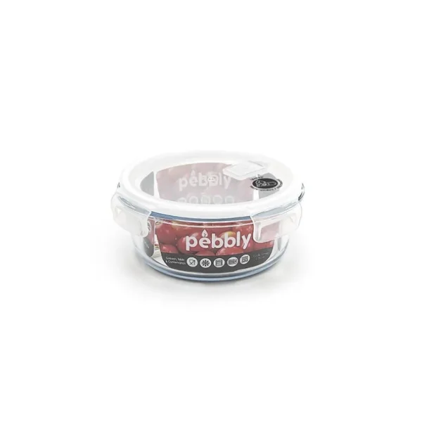PEBBLY Boîtes Hermétiques<Boîte ronde en verre 950 ml,