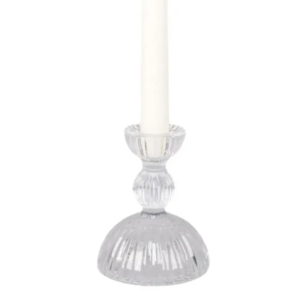 Rasteli Photophores, Bougeoirs Et Chandeliers<Bougeoir en Verre Ruffles Cup Pillar,
