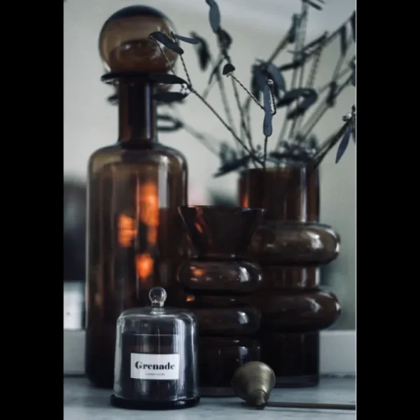 Opjet Bougies Parfumées<Bougie Cloche Ambre Parfum Grenade,