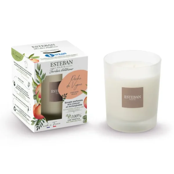 ESTEBAN Bougies Parfumées | Bougies Décoratives<Bougie parfumée 180g Pêche de vigne,