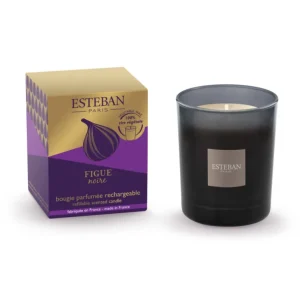 ESTEBAN Bougies Parfumées<Bougie parfumée Initiale 180g Figue Noire,