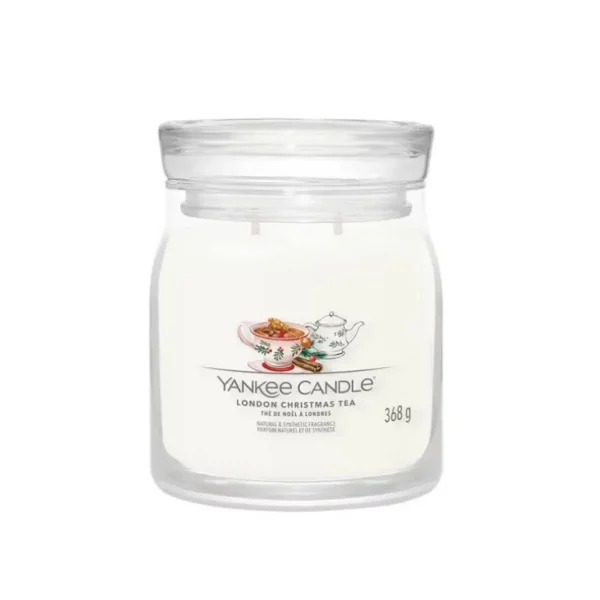 Yankee Candle Bougies Parfumées<Bougie parfumée Thé de Noël à Londres,