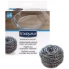STARWAX Cuisine<4 Boules de Nettoyage Inox Recyclé,