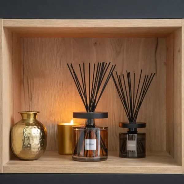 ESTEBAN Diffuseurs De Parfum D'Intérieur<Bouquet parfumé Ellipse 500 ml Vanille d'Or, Estéban