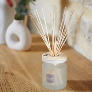 ESTEBAN Diffuseurs De Parfum D'Intérieur<Bouquet parfumé Ellipse Blanc coton 200ml,