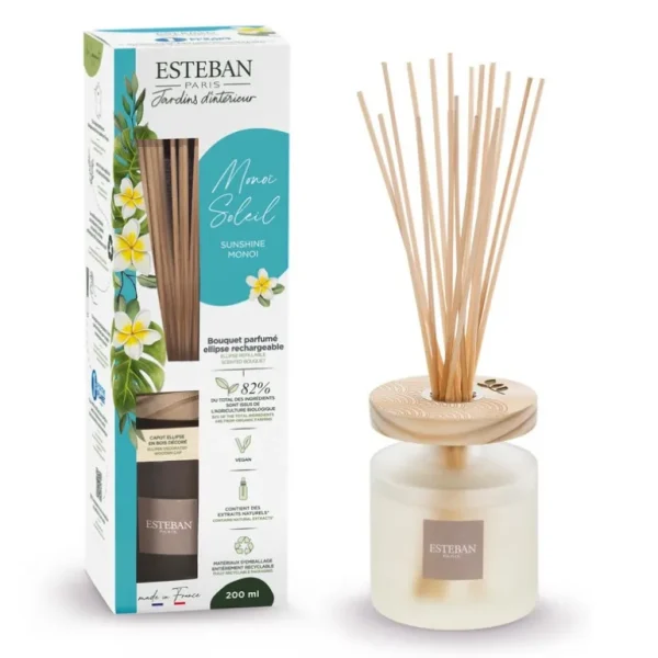 ESTEBAN Diffuseurs De Parfum D'Intérieur<Bouquet parfumé Ellipse Monoï Soleil,