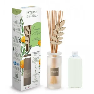 ESTEBAN Diffuseurs De Parfum D'Intérieur<Bouquet parfumé Orange et Thé vert,