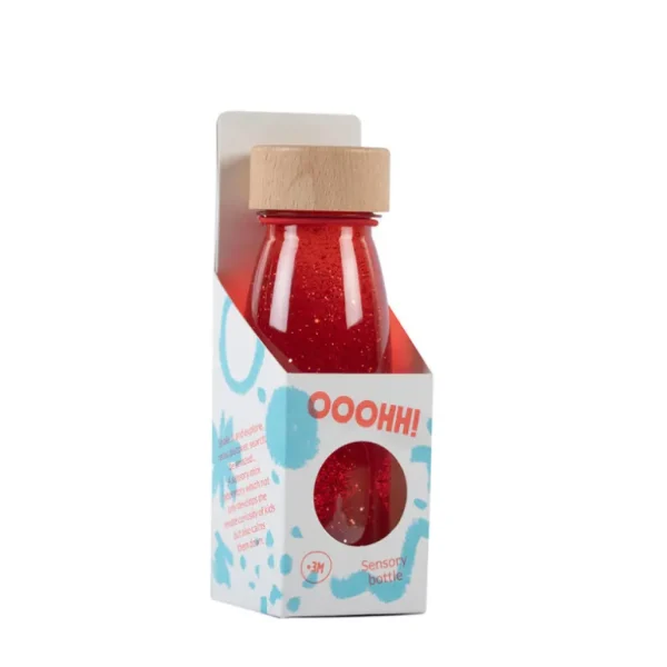 Enfant Petit Boum Les Jeux Pour Enfant<Bouteille Sensorielle Float Rouge,
