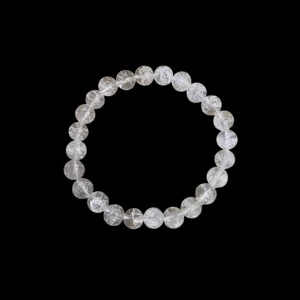 Koukouma & Co La Lithothérapie<Bracelet Cristal de Roche craquelé,