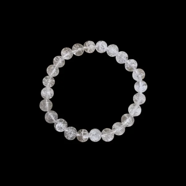 Koukouma & Co La Lithothérapie<Bracelet Cristal de Roche craquelé,