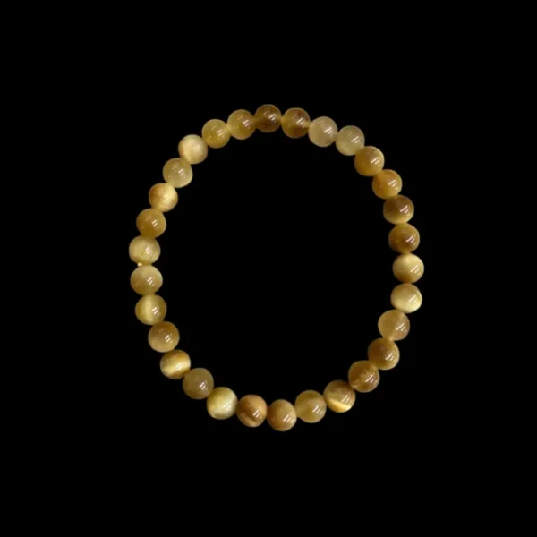 Koukouma & Co La Lithothérapie<Bracelet Œil de Tigre doré,