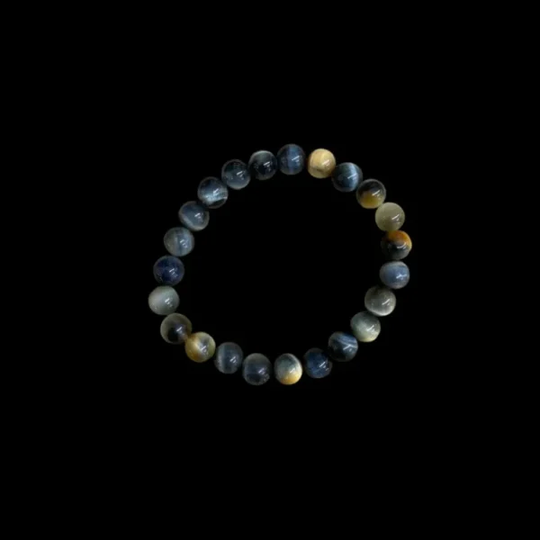Koukouma & Co La Lithothérapie<Bracelet Oeil de Tigre blanc,