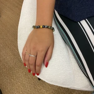Koukouma & Co La Lithothérapie<Bracelet Oeil de Tigre blanc,