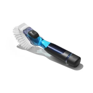 OXO Brosserie<Brosse à vaisselle distributrice de savon avec manche,