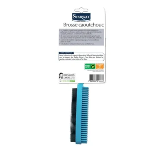 STARWAX Brosserie<Brosse Caoutchouc pour textile,