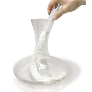 Vin Bouquet Ustensiles Pour Le Vin<Brosse de nettoyage pour carafe,