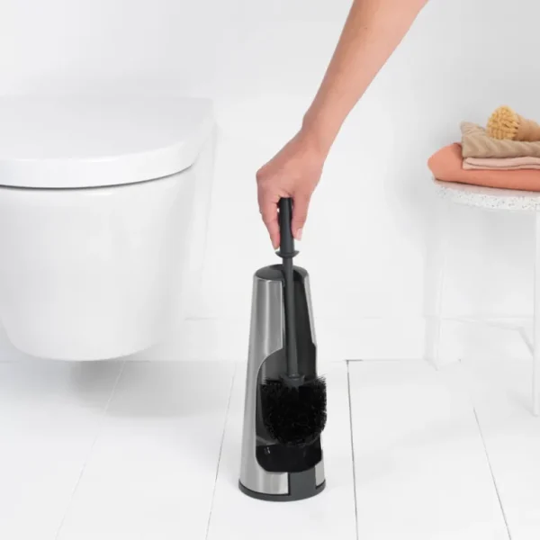 BRABANTIA Coin Wc<Brosse de toilette et support,