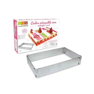 ScrapCooking Cercles À Gâteaux | Cercles Mousse<Cadre à pâtisserie extensible,