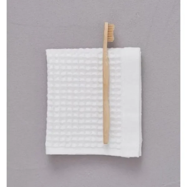 Sylvie Thiriez Essuie-Mains<Carré nid d'abeille Bain de minuit,