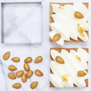 ScrapCooking Cercles À Gâteaux<4 Cercles à tarte individuels perforés 8 cm Carrés,