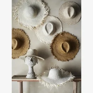 Madam Stoltz Objets Insolites<Chapeau de paille décoratif,
