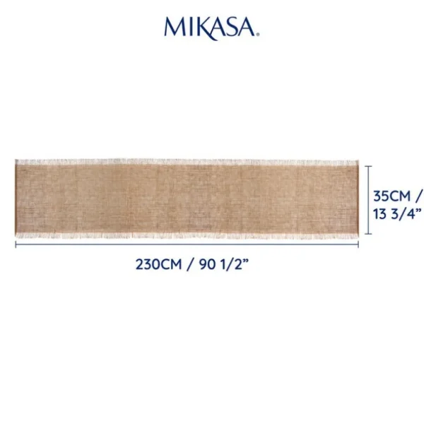 Mikasa Chemins De Table<Chemin de table Frayed Jute,