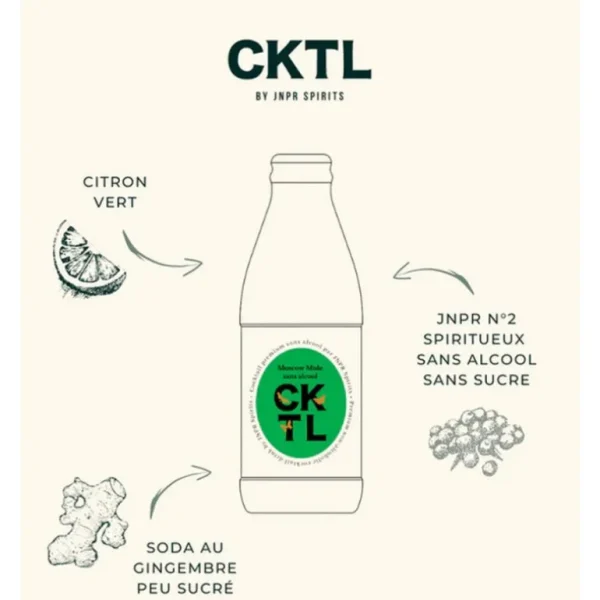 JNPR Les Autres Boissons<CKTL Moscow Mule sans alcool,
