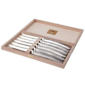 DOZORME Couteaux<Coffret 6 couteaux à steak Le Thiers® Gris Clair, Claude