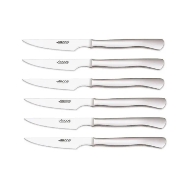ARCOS Couteaux<Coffret 6 Couteaux à Steak Lisse Inox,