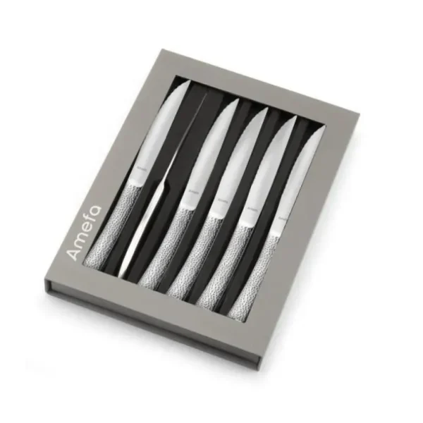 AMEFA Couteaux<Coffret 6 couteaux à steak Bongo XL,
