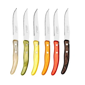 DOZORME Couteaux<Coffret 6 couteaux à steak Berlingot Automne, Claude