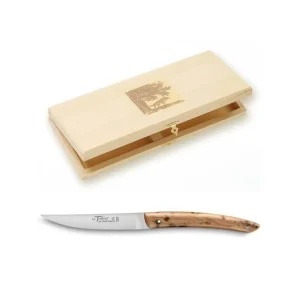 DOZORME Couteaux<Coffret 4 couteaux à steak Le Thiers® Genévrier, Claude